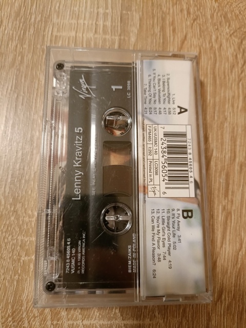 Kaseta magnetofonowa Lenny Kravitz
