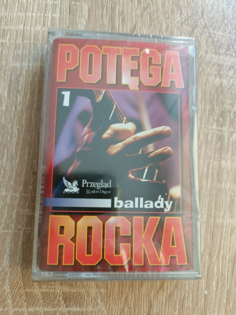 Kaseta magnetofonowa Potęga rocka nowa w folii
