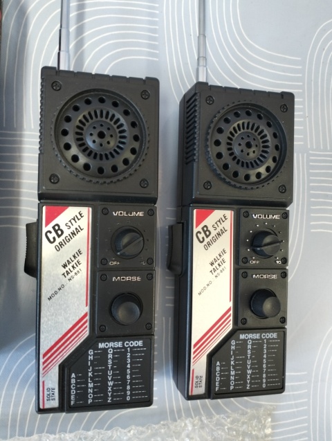 Stare walkie talkies krótkofalowki