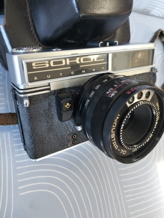 Stary aparat fotograficzny Sokół automat