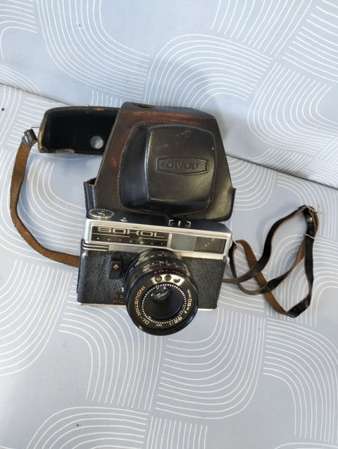 Stary aparat fotograficzny Sokół automat