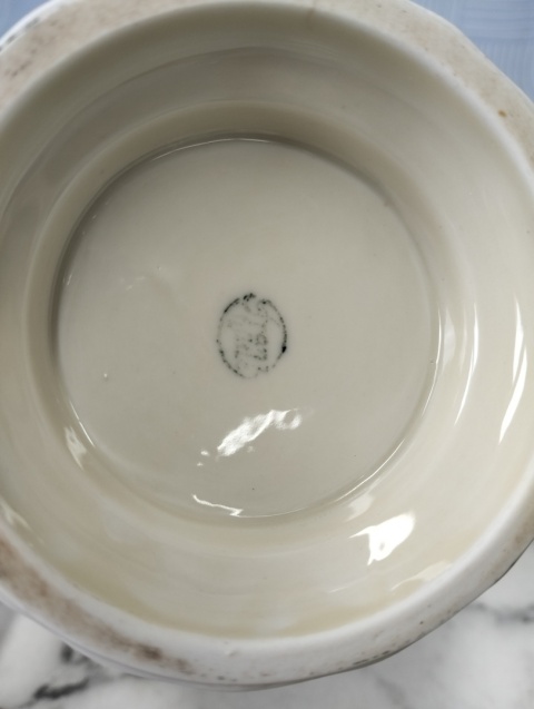 Dzbanek z cukierniczką porcelana Huta Franciszka
