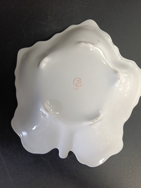 Patera vintage klonowy liść porcelana Sumy ZSRR