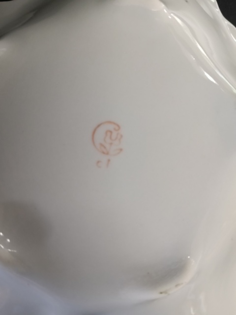 Patera vintage klonowy liść porcelana Sumy ZSRR