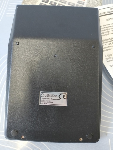 Kalkulator Citizen MT-850