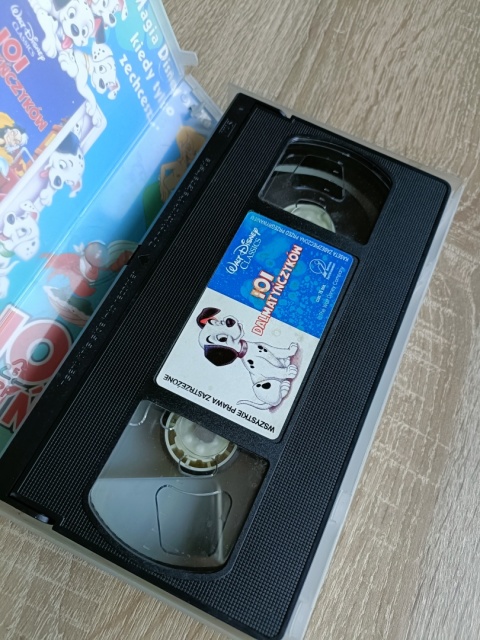 Kaseta VHS 101 Dalmatyńczyków