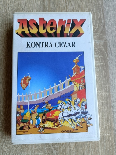 Kaseta VHS Asterix kontra Cezar