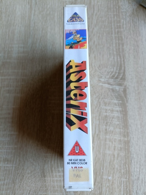 Kaseta VHS Asterix kontra Cezar