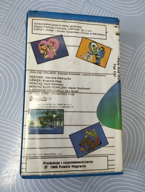 Kaseta VHS Bajki Hanna Barbera