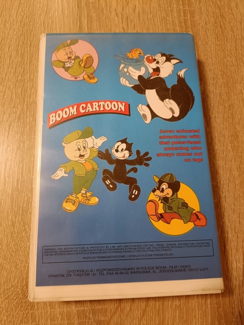 Kaseta VHS Boom Cartoon