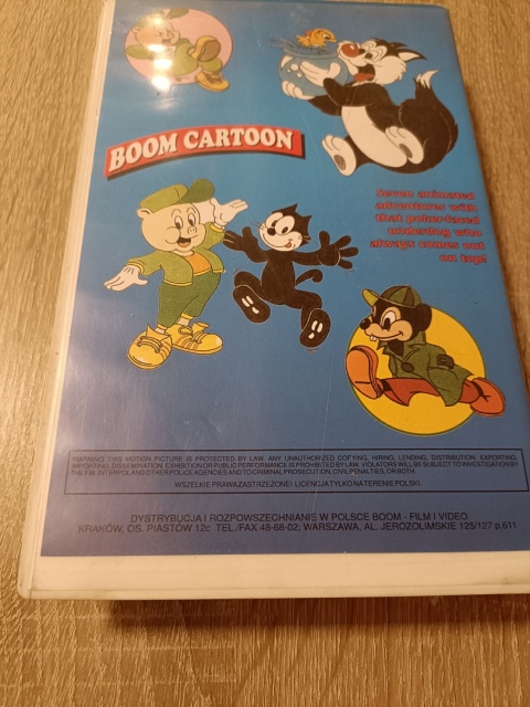 Kaseta VHS Boom Cartoon