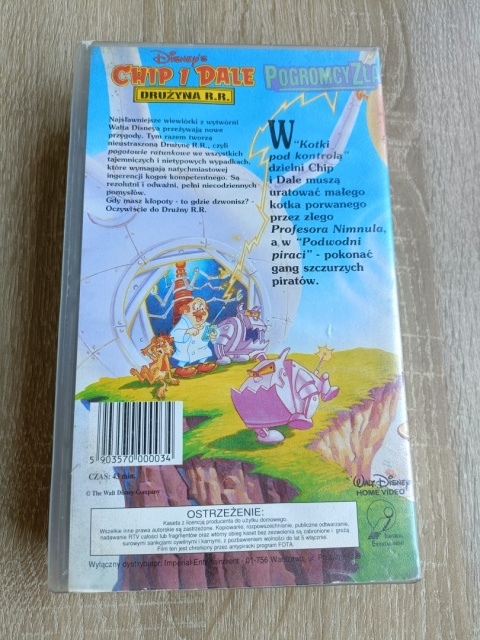 Kaseta VHS Chip i Dale