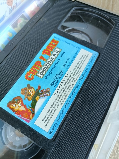 Kaseta VHS Chip i Dale