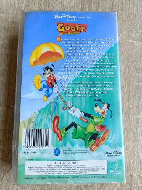 Kaseta VHS Goofy