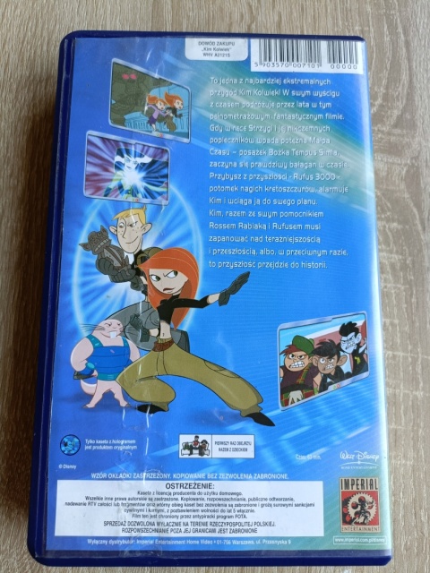 Kaseta VHS Kim Kolwiek