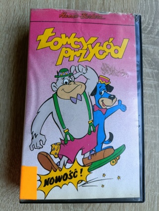 Kaseta VHS Łowcy przygód Hanna-Barbera