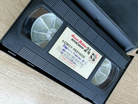Kaseta VHS Łowcy przygód Hanna-Barbera