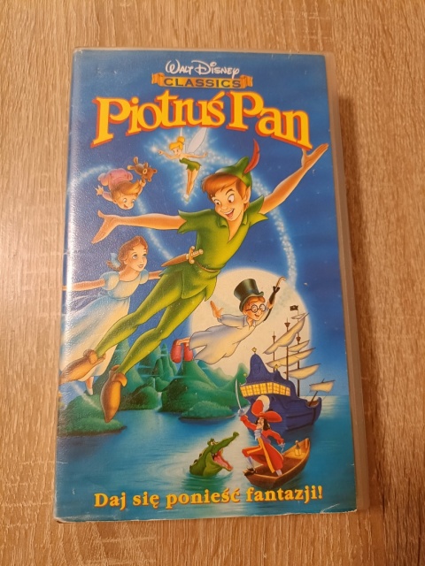 Kaseta VHS Piotruś Pan
