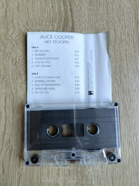 Kaseta magnetofonowa Alice Cooper