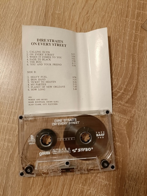 Kaseta magnetofonowa Dire Straits