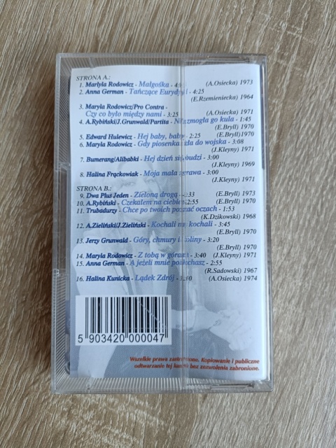 Kaseta magnetofonowa Katarzyna Gaertner