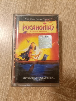 Kaseta magnetofonowa Pocahontas muzyka filmowa soundtrack