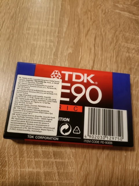Kaseta magnetofonowa TDK nowa w folii