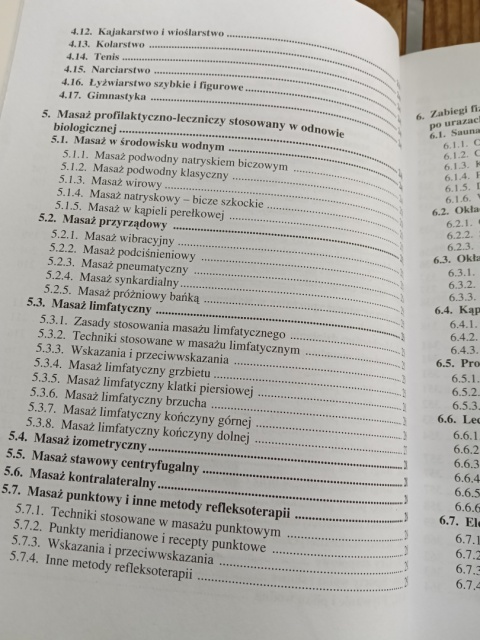 Masaż sportowy z elementami odnowy biologicznej