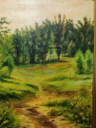 Obraz na płótnie las 56x47