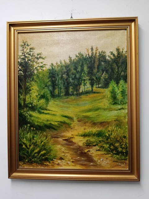Obraz na płótnie las 56x47