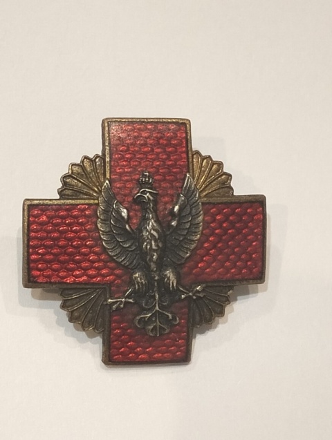 Odznaka Polski Czerwony Krzyż okres międzywojenny