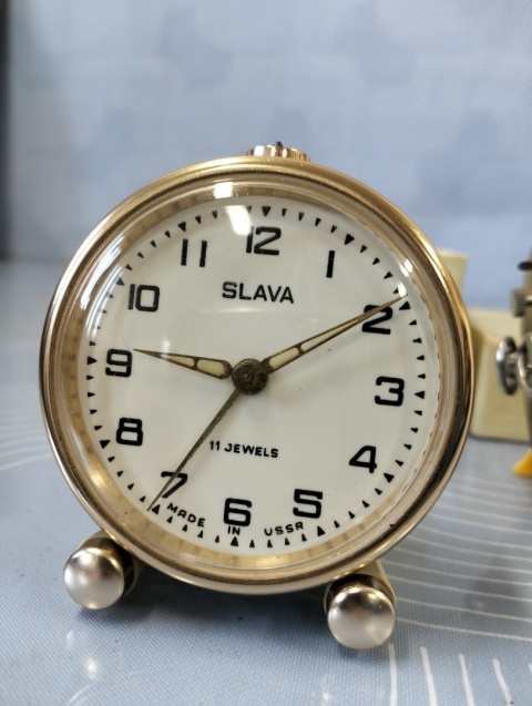 Stare zegary budziki 2 sztuki