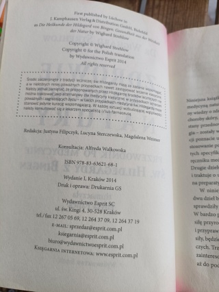 Zdrowie z mądrości natury przewodnik po medycynie św.Hildegardy