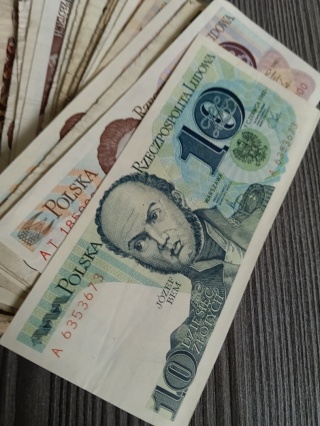 Banknoty PRL 54 sztuki