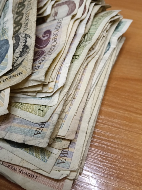 Banknoty polskie 80 sztuk prl