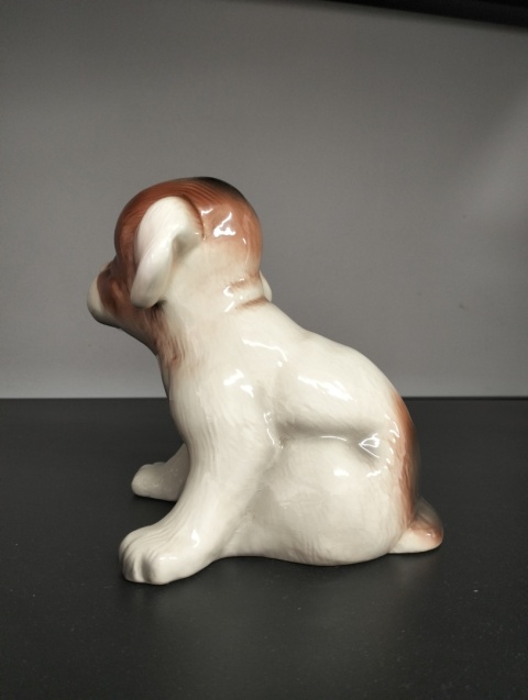 Ceramiczny piesek vintage figurka