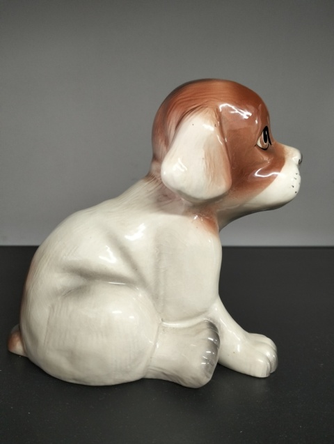 Ceramiczny piesek vintage figurka