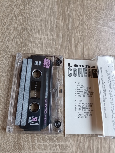 Kaseta magnetofonowa Leonard Cohen