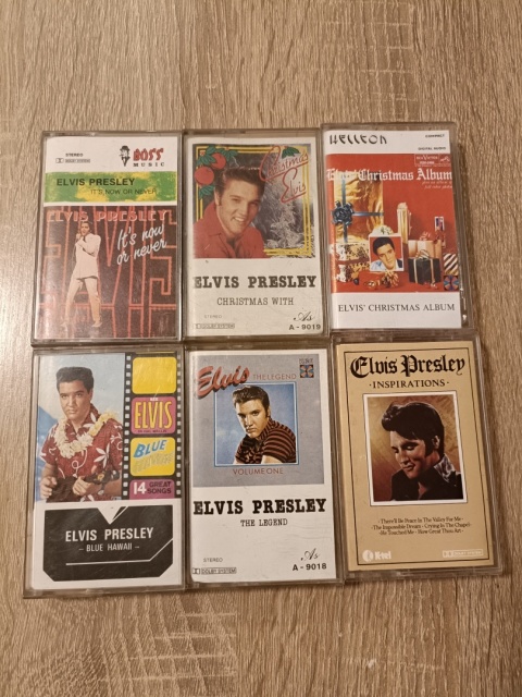 Kasety magnetofonowe Elvis Presley 6 sztuk całość