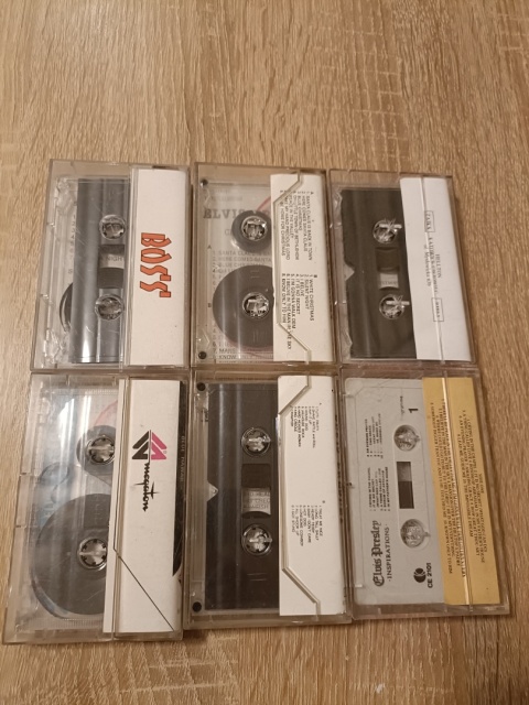 Kasety magnetofonowe Elvis Presley 6 sztuk całość