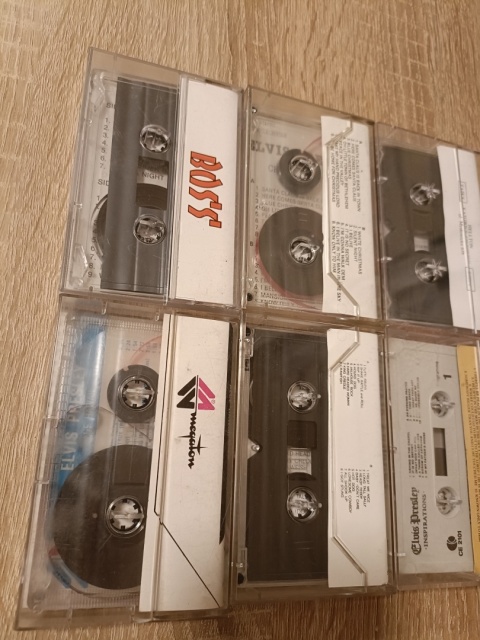 Kasety magnetofonowe Elvis Presley 6 sztuk całość