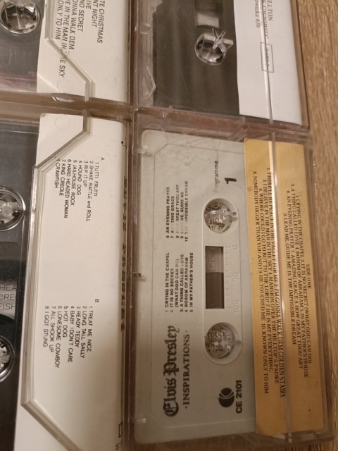 Kasety magnetofonowe Elvis Presley 6 sztuk całość