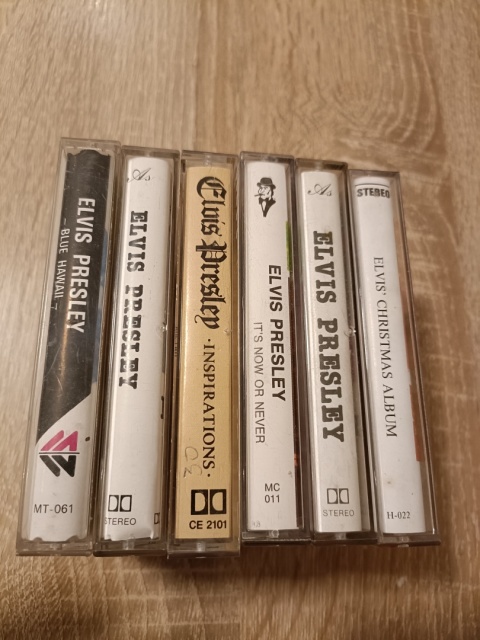Kasety magnetofonowe Elvis Presley 6 sztuk całość