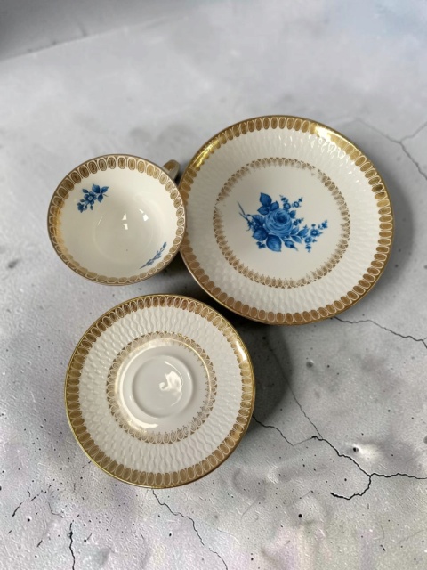 Piękne trio śniadaniowe Winterling Röslau Bavaria