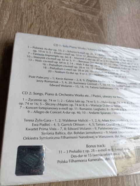 Płyta CD Chopin nowa w folii (album dwupłytowy)