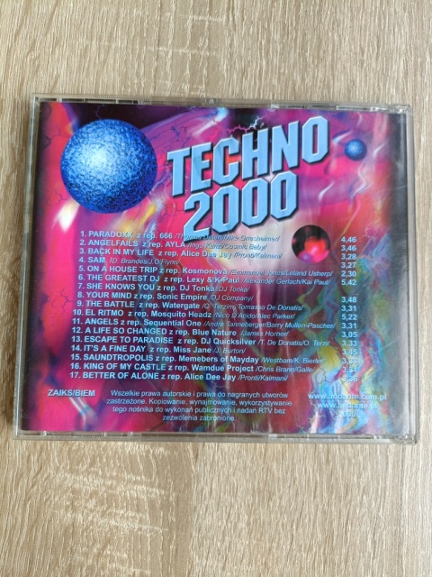 Płyta CD Techno 2000