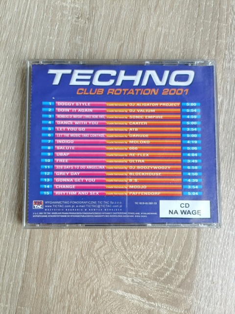 Płyta CD Techno Club Rotation 2001
