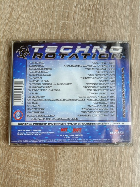 Płyta CD Techno Rotation