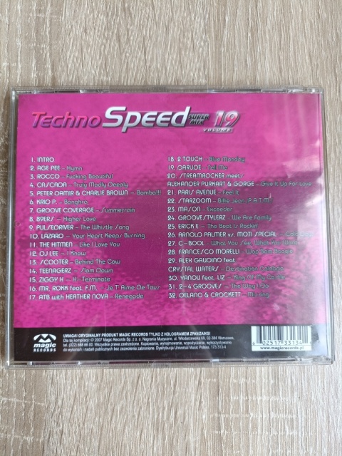 Płyta CD Techno Speed vol.19