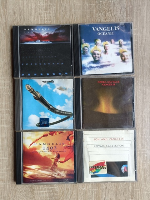 Płyty CD Vangelis 6 sztuk całość